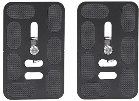 TINKTEEK Schnellwechselplatte Arca Swiss kompatibel Kamera Quick Release Plate 70mm 2 Stück