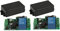 CRAKES 2X Universale 433 MHz AC 220V 1 Canale Interruttore di Mini Wireless Relè Ricevitore Modulo