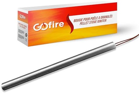 Bougie d'allumage pour poêle le à granulé compatible BESTOVE/EDILKAMIN/LA NORDICA EXTRAFLAME (155mm - Ø9,9mm - 300 W - lisse)