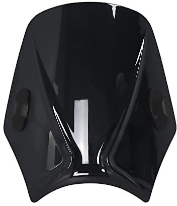 TEAKEA Motorrad-Zubehör Windschutzscheibe Universal Motorrad, passend für BMW R Ninja RNine T R9T Pure Scrambler Urban G/S R1200R R18 S1000R, neue Kollektion Cool (Color : Black)