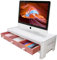 BETAM Supporto Monitor, Supporto Monitor Desktop per Computer, iMac, PC (2 livelli, Rosa)