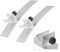 1 Pair Stands Feet for Infrared Heating, Aluminum Alloy Infrared Heating Panel Support Feets Portable Flat Radiators Heater Stand Legs