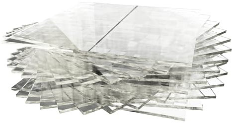 Acrylglas zuschnitt nach mass platte platten politur plexi platten 2-5mm Transparent Glasklar Materialstärke und Größe Wählbar