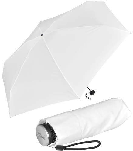 Doppler Super Mini Fiber Compact Taschenschirm extem leicht und klein - white