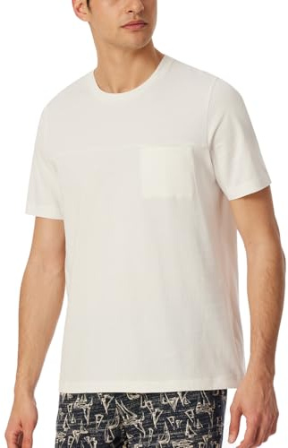 Schiesser Herren Schiesser Herren Schlafshirt Kurzarm Rundhals - Mix + Relax Pyjamaoberteil (1er Pack)