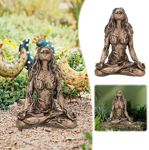 Gaia Art Statue Figur Bronze Mutter Erde