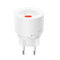 Muuoeou Tuya WIFI Erdgassensor Brennbarer Haushalts-LPG-Gasalarmdetektor Leckagesensor EU-Stecker