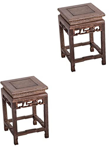 WLCNYL Pflanzenständer aus Holz, Blumentöpfe, Halter, Regal, Metall, Garten-Eckregal, Ständer für den Innen- und Außenbereich