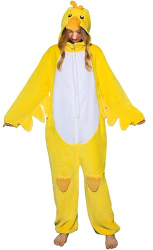 OLAOLA Tier Onesie Erwachsene Unisex Kostüm Jumpsuit Pyjama | Weicher Flanell mit 3D-Kapuze und praktischem Bauch-Reißverschluss. Ideal für Halloween, Karneval, Cosplay & Mottoparty.