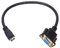 Feriany Mini a Vga M/F Cable Conector Adaptador Convertidor 0. 1 pie