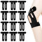 BOXOB 12stk Vorgeschnittenes Kinesiologie-Tape für Knie, Kinesiologie-Muskeltape-Streifen Sportliche Übungen Wasserdicht Sport-Kniepflaster-Aufkleber für Knieunterstützung Stabilität (Schwarz)