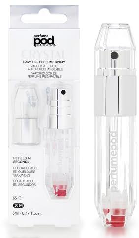 Perfume Pod Crystal Silver