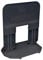 Peygran® Zuglaschen Nivelliersystem 2mm schwarz 500 Stück