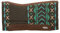 Weaver Leather Unisex-Erwachsene 35-9334-X1 Synergy Sattelunterlage aus Eva-Schaumstoff, konturiert, orthopädisches Filzfutter, Anthrazit/Türkis, 34 x 36