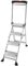 Little Giant 1216-014 Jumbo Step Ladders, 4 Tread, Top Tread Height 890mm, Aluminium, Folding Steps with Built-in Tool Tray & High Handrail, EN14183