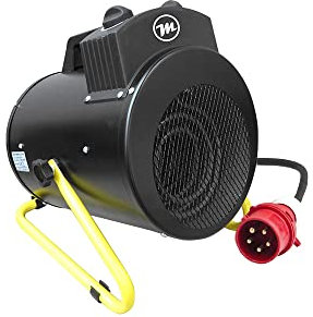 MATOR - Aerotermo Eléctrico Industrial 5KW Calefactor Portátil y Ligero con Termostato Ajustable- EH CANNON BGP 05