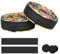 TOPCABIN Fahrrad Lenkerbänder,2 Rollen Comfort Lenkerband für Citybike Road Bike Lenker Band Bike Lenkerband mit Bar Plugs (EVA-Chromatisch)