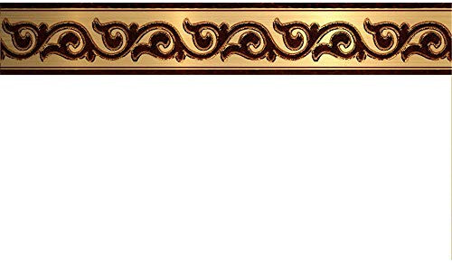 WMHDSJ Tapetenbordüre selbstklebend PVC Sockelleiste Dekorative Bordüre Selbstklebende Home Bordüre Küche Tapetenbordüre selbstklebend für Badezimmer Wohnzimmer Goldenes Wassermuster10cm X 500cm