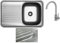 VBChome Einbauspüle mit Armatur 78x48 Satinstruktur Edelstahl Küchenspüle Spüle Ablagefläche Abtropffläche Links eckiges Camping Ablaufgarnitur Siphon