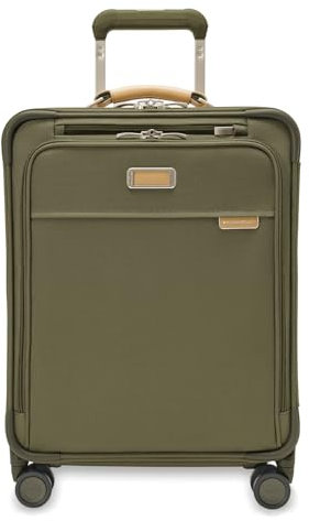 Briggs & Riley Baseline Rollkoffer, Oliv/Blatt für Mich (Leaf It to Me), 21 Global Carry-On