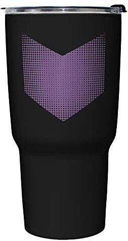 Marvel Hawkeye Halftone Logo 765 ml Edelstahl Isolierter Reisebecher, 765 ml, mehrfarbig