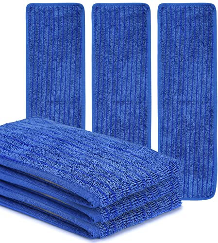 MATTHEW Mikrofaser-Wischmopp-Ersatz-Pads für nasse und trockene und wiederverwendbare Wischmopps, Boden, Zuhause, kommerzielle Reinigung, maschinenwaschbar, kompatibel mit Bona-Mopp und jedem
