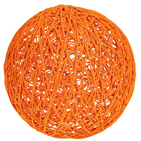 Uonlytech Lustre Papier Design Avec Abat-jour Globe Éclairage Décoratif Pour Salon Et Chambre Couverture De Lampe Pour Ambiance Chic Et Rétro Accessoire Luminaire Et Élégant