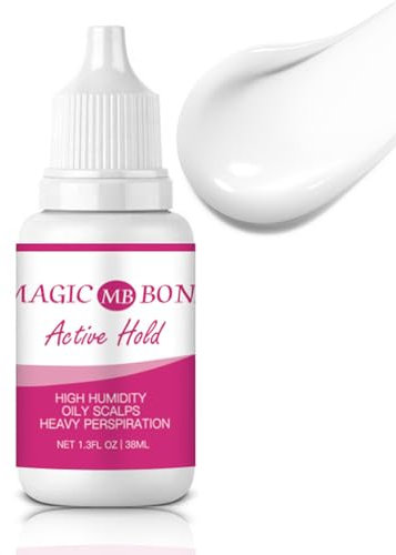 Wig Adhesive Glue - Lace Wig Glue - Invisible Waterproof Hair Replacement Bonding Glue, Light Hold for Lace Front Wig And Poly Hairpieces Latex-Free and Oil-Resistant Wig Adhesive Glue