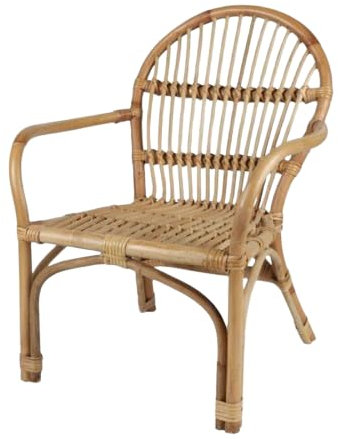 JUDY WILD Kid's Spirit Le ROTIN Fauteuil Enfant Lili Rose en ROTIN 45X45XH55CM