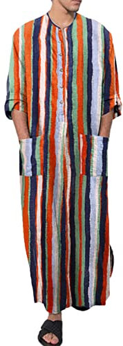 Xiaojiu Muslimische Kleidung Lange Hijab Zum Beten Saudi-Arabien Muslim Kleid Arabisches Gewand Muslimisch Langen Ärmeln Islamisch Anzug Islamisches Marokkanisches Kleid Herren Pyjama Kurz Leichtes