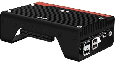 HUNSN Micro Firewall Appliance, Mini PC, VPN, Router PC, Core I3 N305, RJ57, 2 x 2.5GbE LAN, 2 x HDMI, DP, Designed for DIY / 3D Printing Enthusiasts, Barebone, NO RAM, NO Storage, NO System