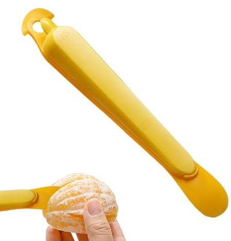 Strumento per sbucciare la scorza d'arancia, sbucciatore d'arancia,Pelapatate per agrumi in acciaio inossidabile - Taglierino sbucciatore per arance portatile, apriscatole per pomelo per