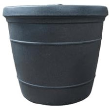 Trifibre | Classic Roto Moulded 104cm Heavy Duty Outdoor Planters (Granite) | Large Plastic Plant Pot 528L | Frost Proof & UV Resistant | Lightweight Outdoor Planter for Gardens, and Patios