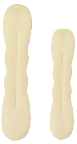 EIHI 2 Stück Magischer Haarknoten,Hair Bun Maker Upgraded Haarhalter Schwamm Clips Haar Styling Donut Brötchen Haar Twist Lockenwickler Donut Tools,1 Große Und 1 Kleine