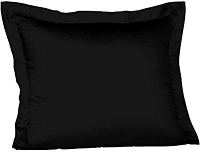 liebling Kissenhülle Interlock Jersey 35 x 40 cm, Farbe schwarz, Kissenbezug aus 100% Baumwolle, edler Glanz, waschbar 60 Grad, Ökotex 100