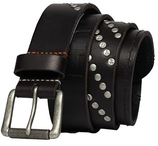 Superdry Herren Branded Buckle Goods Gürtel Schwarz S