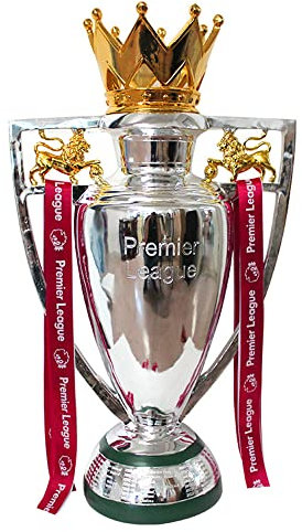 MIAOWR Réplique du Trophée De La Ligue De Football du Royaume Uni Trophées De Champion Premier Collections De Fans Décorations pour La Maison,6.3in/16cm
