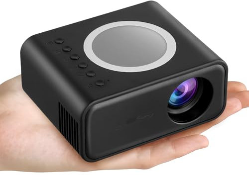 Nastopee Mini Beamer,Mini Projektor 1080P Full Hd, Mit Led Lichtquelle,16-100 Zoll Projektionsgröße,Beamer Klein,Beamer Handy Für Phone, Tablet/Laptop/Pc/Tv-Box