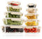 GENICOOK [10 Pack] Glass Food Storage Containers with Airtight Lids, Meal Prep Containers, Storage Container Set with Bpa-free Lid for Food, Lunch Bento Box, Microwave, Oven, Freezer and Dishwasher