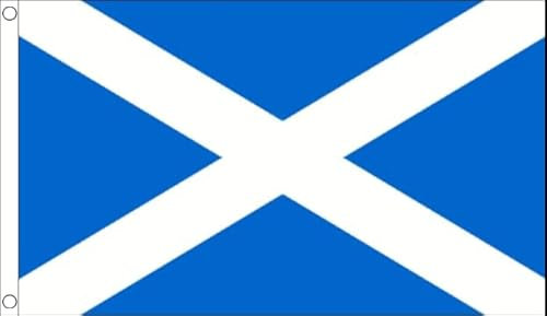 Bandera de Escocia gigante de 8 x 5 pies, cruz de San Andrés Saltire FlagSuperstore