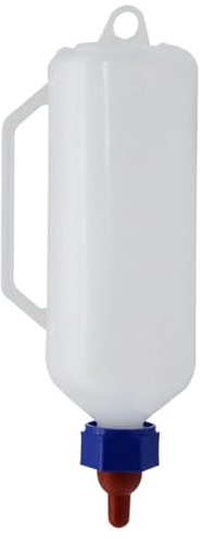 Kalbflasche, Ziegenflasche für Babys, 1 l, große Futterflasche für Kinder | Milch für Kleintiere, Pflegeprodukte für Kälber, Cab