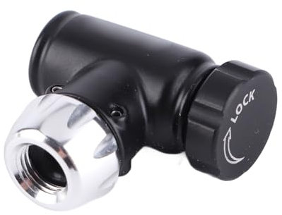 Giyo Mini Bike Ventil Inflator Kopf mit Steuerknopf für 16 G CO2 -Zylinder, US/Französisch Oral User