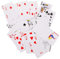 DRESSOOS Unfertige Pokerkarten Blanko 100% Spielkarten Großpackung Weißer Karton Für Wärmeübertragungsdruckprojekte