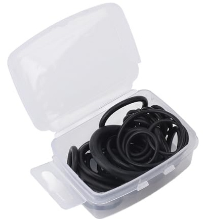 Tauchen O Ring, 36 Stück Kunststoff tragbarer Tauch Ring Dichtungsringe O-Ringe Kit mit Speicherbox Tauchausrüstung Plumbing Dichtungen Unterlegscheiben für Reglerzylinderventil Schlauchreparatur