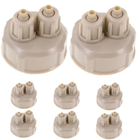 BESPORTBLE 8pièces Bouchons De Bouteille pour Aquariums De Diffuseurs à Haute Pression pour Systèmes Étanchéité Et pour Plantes Aquatiques
