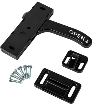 Serrure pour porte moustiquaire, composants avec poignée antidérapante ergonomique et | serrure de porte moustiquaire pour maison, camping, voyage, randonnée et aventure