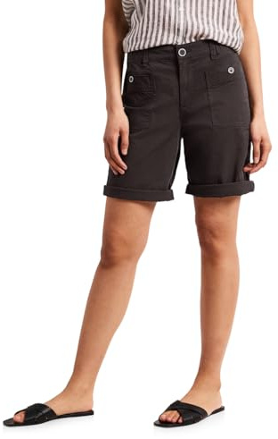 Street One Damen Straight Leg Bermuda mit Turn-Up