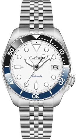 CADISEN Automatik Uhr Herren Mechanische Automatikuhr Saphirglas Freizeit Wasserdicht