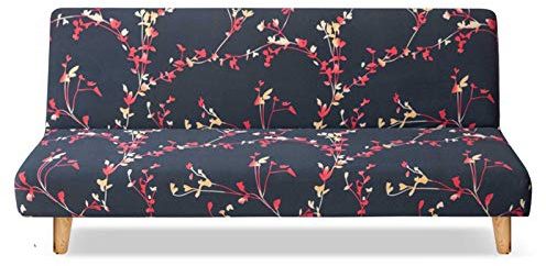 PETCUTE Sofabezug 2 sitzer ohne armlehne elastischer Sofa Überwürfe Clic Clac Sofahusse Stretch Bettcouch Sofa Bezug 150-190cm