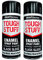Classic Signature - 2 x Enamel Black Gloss 400ml / 1x Pair of Disposable GlovesTough Stuff Hard Wearing Smooth Aerosol for Metal Wood Plastic